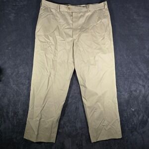 Nordstrom Men's Beige Wrinkle Free 100% Supima‎ Cotton Pants 38x30